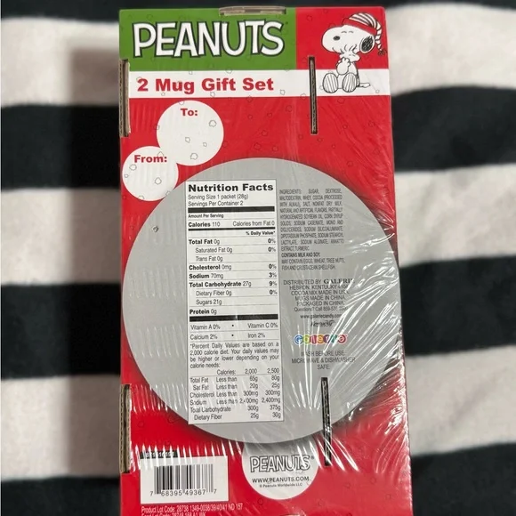 NWT Peanuts 2 Mug Gift Set - Picture 2 of 3